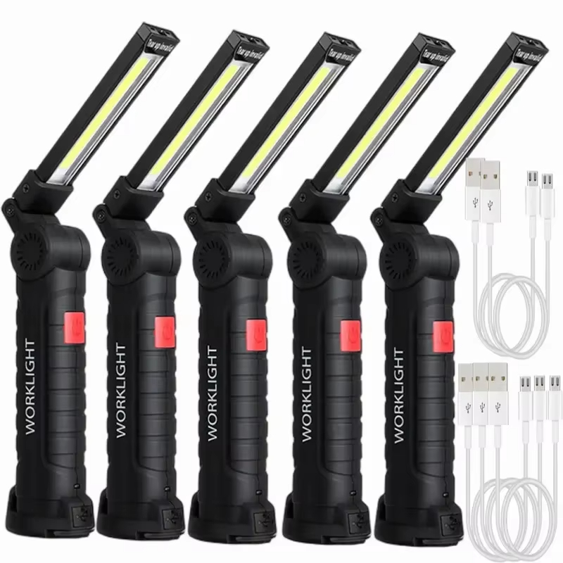 Outdoor Lighting For Camping - แบบพกพา COB ไฟฉาย LED USB ชาร์จไฟได้