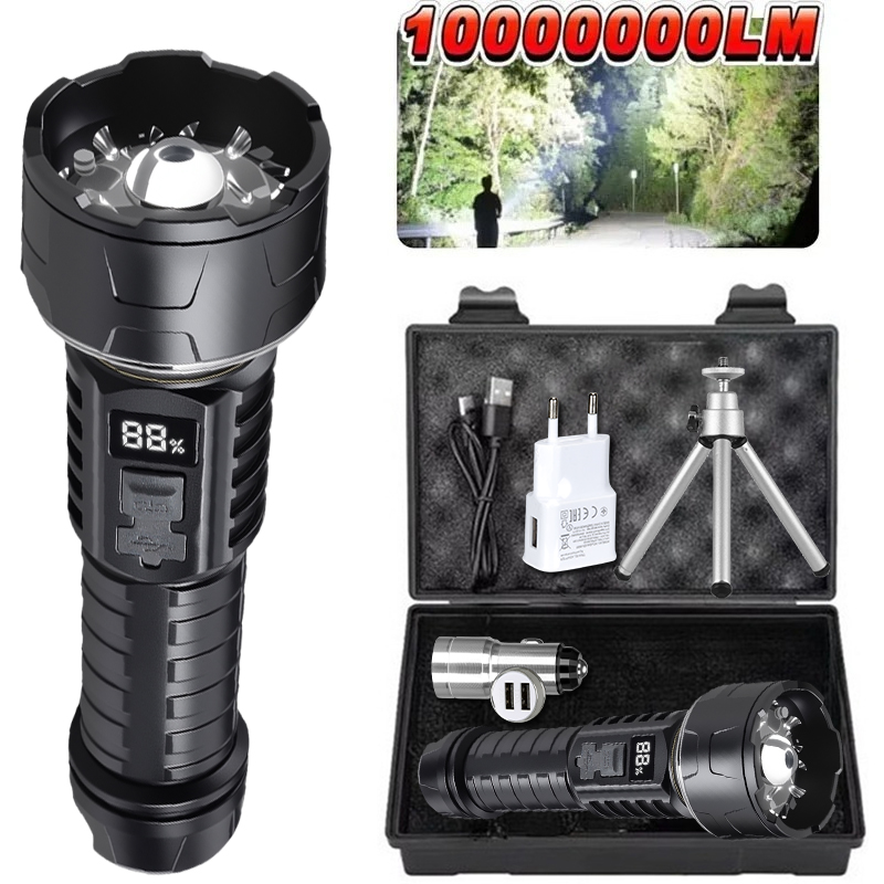 Outdoor Lighting Beacon - ไฟฉาย LED แบบ COB แบบชาร์จไฟได้ 7