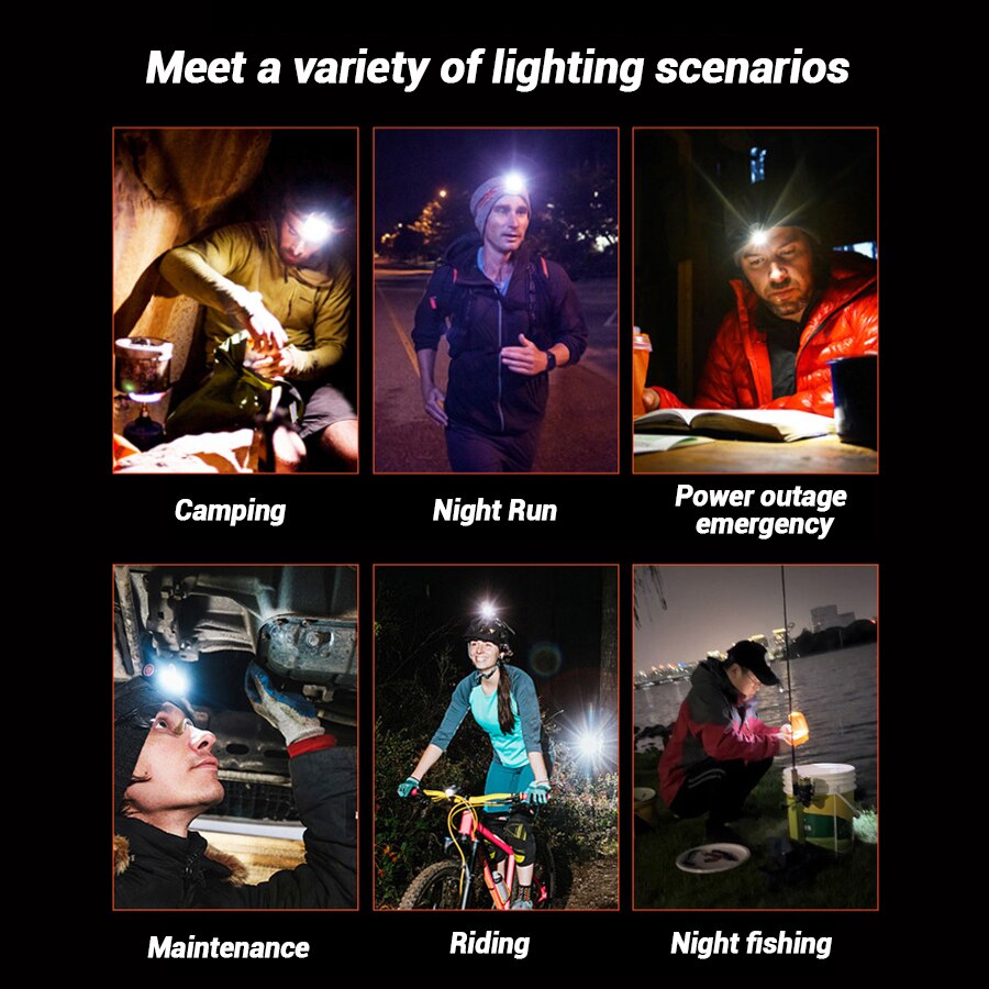 ไฟฉายคาดศีรษะแบบชาร์จไฟได้, ไฟ - Outdoor Lighting For Camping บทวิจารณ์และราคา