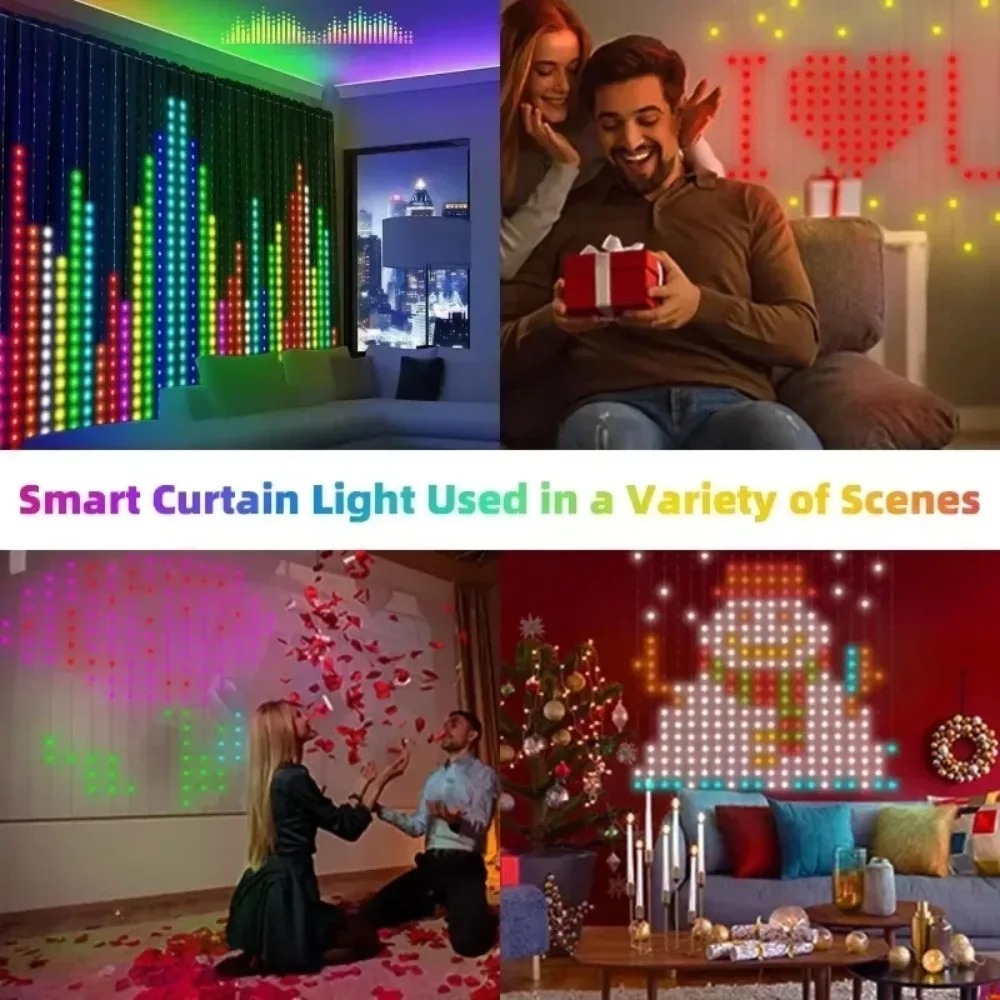 ไฟม่าน LED พิกเซลสำหรับภายนอกอ - Outdoor Lighting And Decor บทวิจารณ์และราคา