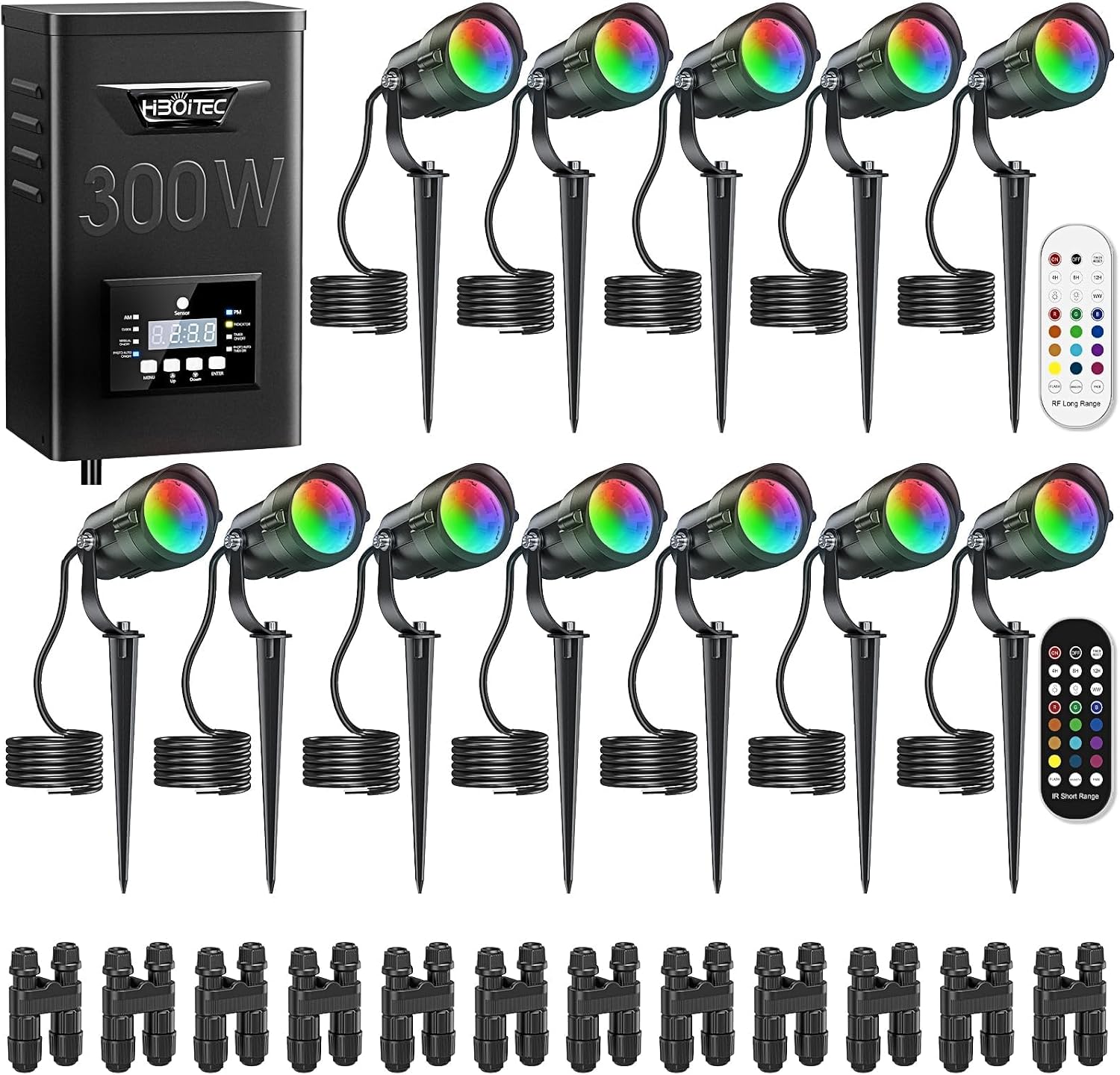 ชุดไฟส่องสว่างภูมิทัศน์ HIBOIT - Outdoor Lighting Kits Low Voltage บทวิจารณ์และราคา