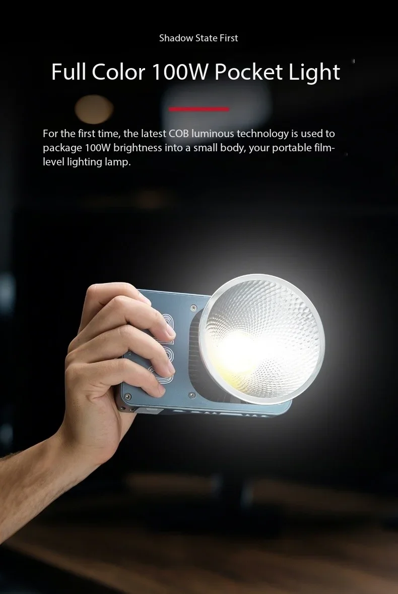 ไฟ LED COB รุ่น S100 100W สีสั - Outdoor Lighting Video Shooting บทวิจารณ์และราคา