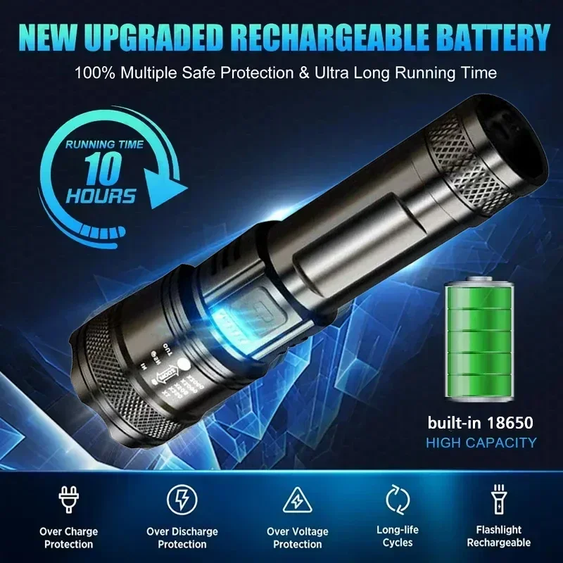 ไฟฉาย LED สว่างเป็นพิเศษ USB ช - Outdoor Lighting For Camping บทวิจารณ์และราคา