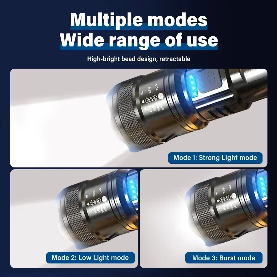ไฟฉาย LED สว่างเป็นพิเศษ USB ช - Outdoor Lighting For Camping บทวิจารณ์และราคา