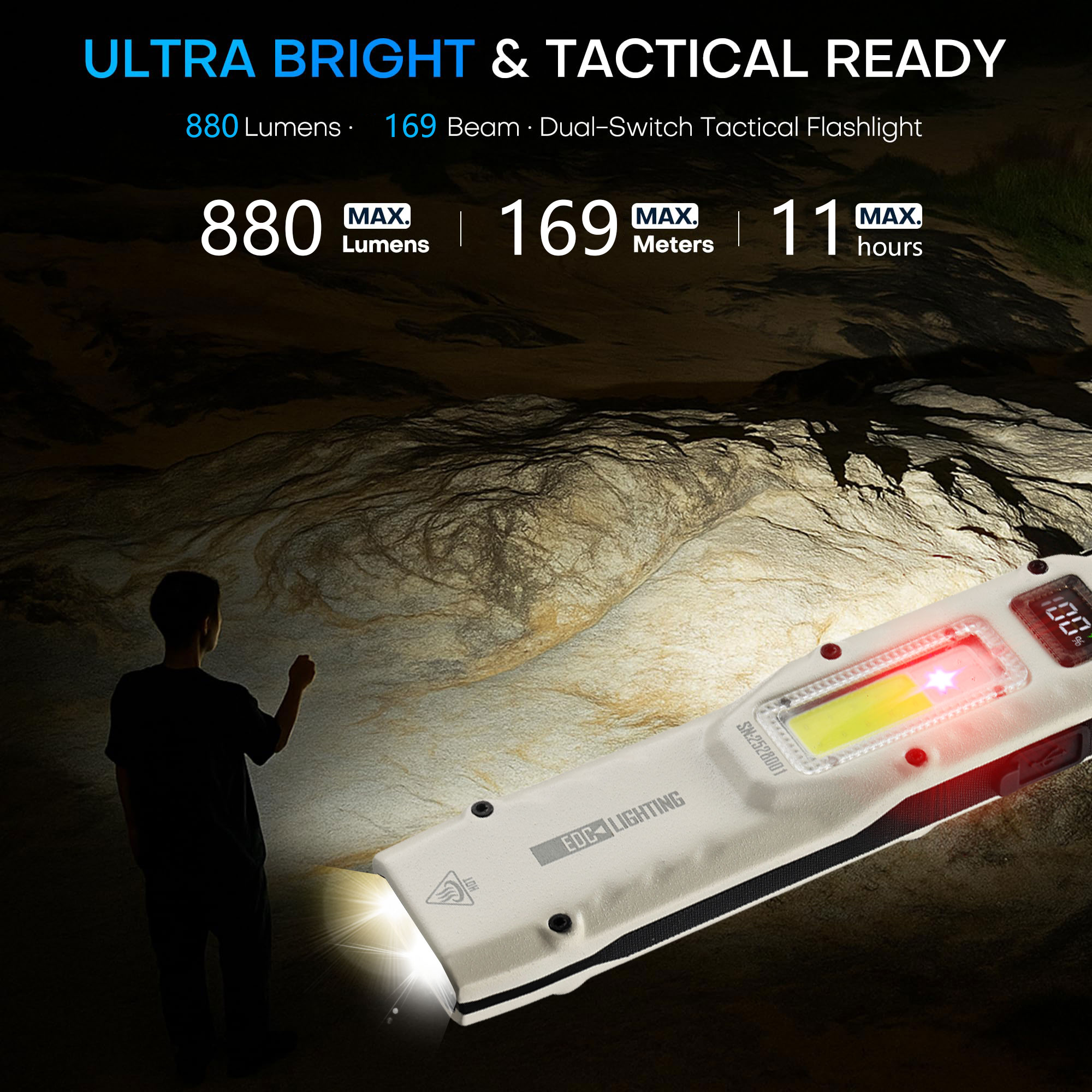 แบบพกพา 880LM YEMAO M28 Ultra- - Outdoor Lighting Electric บทวิจารณ์และราคา
