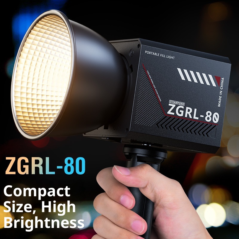 ไฟวิดีโอแบบมือถือ ZGRL80 80W C - Outdoor Lighting Video Shooting บทวิจารณ์และราคา