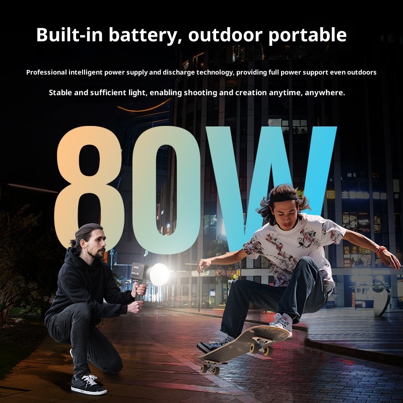 ไฟวิดีโอแบบมือถือ ZGRL80 80W C - Outdoor Lighting Video Shooting บทวิจารณ์และราคา