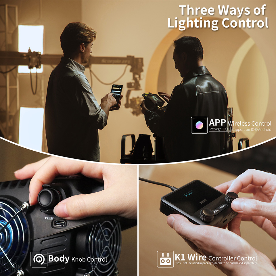 ZHIYUN MOLUS B100 B200 B500 B3 - Outdoor Lighting Video Shooting บทวิจารณ์และราคา