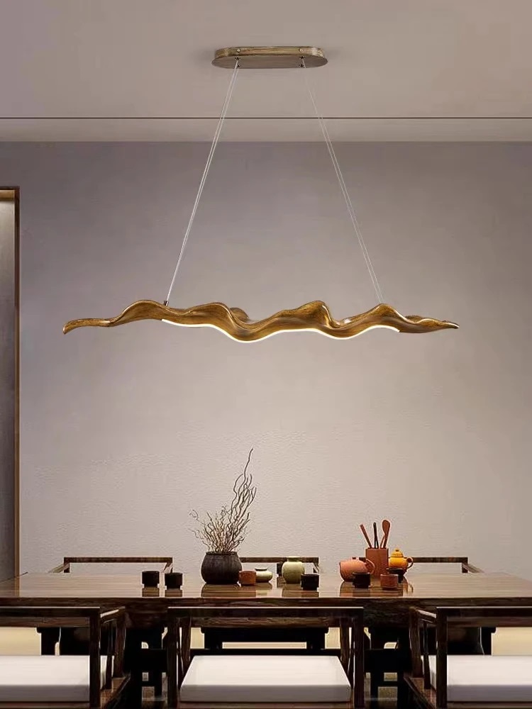โคมไฟระย้าเรซิ่นใบไม้โคมไฟติดเ - Outdoor Lighting Pendant บทวิจารณ์และราคา