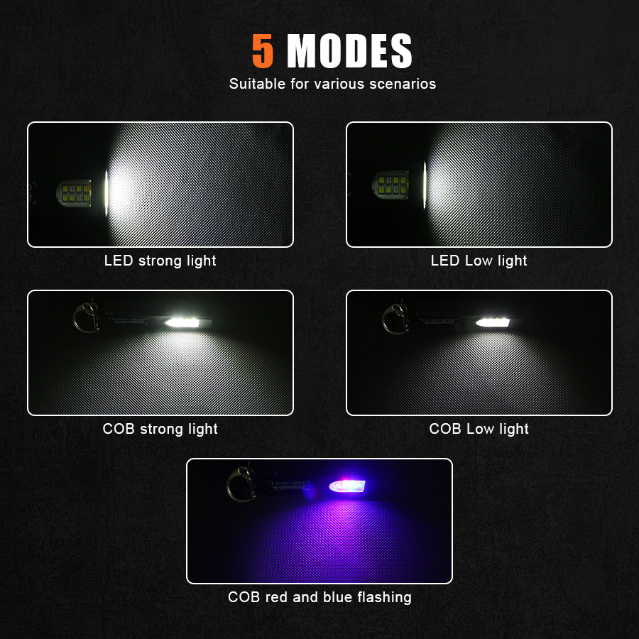 ไฟฉายพวงกุญแจอเนกประสงค์แบบชาร - Outdoor Lighting For Camping บทวิจารณ์และราคา