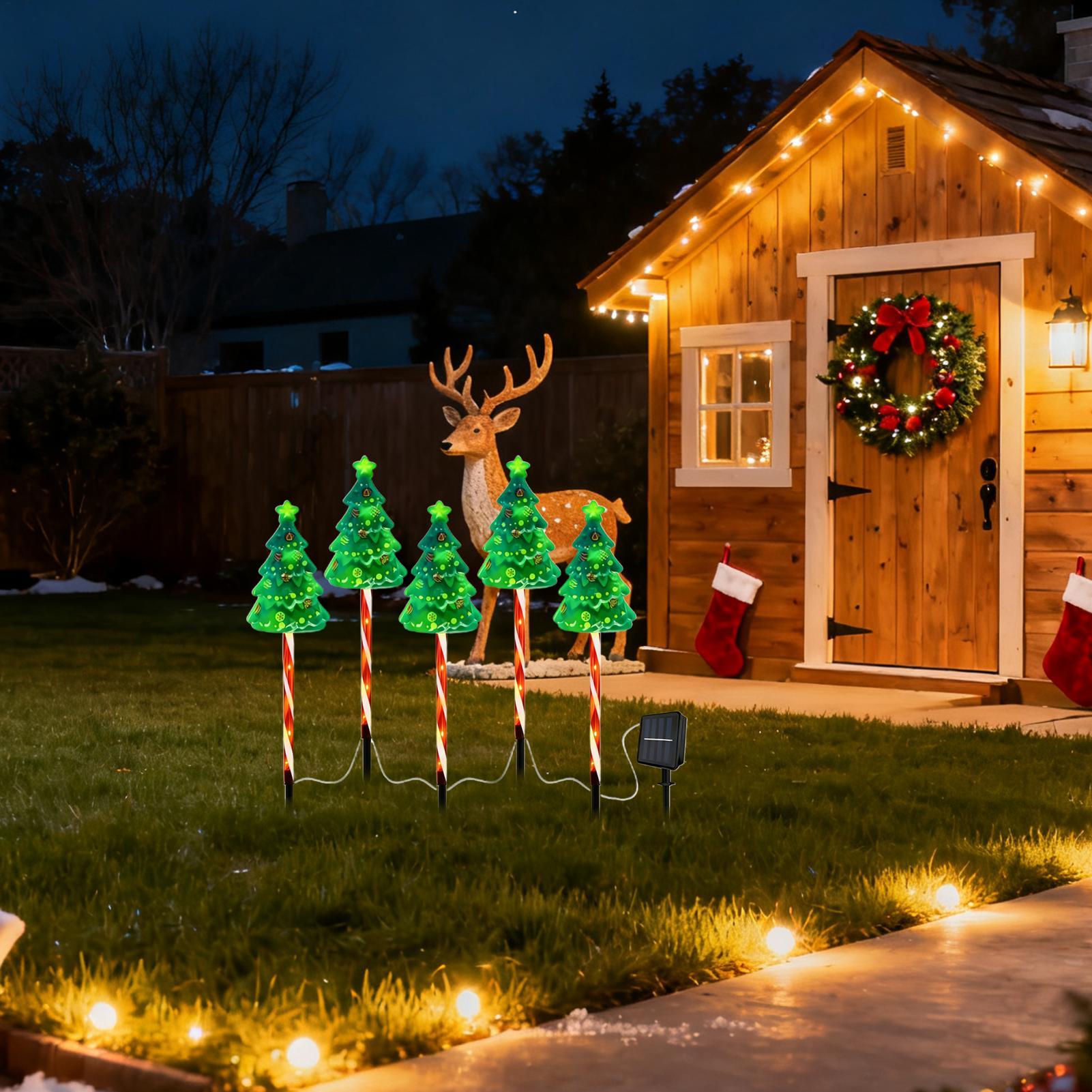 ไฟประดับต้นคริสต์มาสแบบพลังงาน - Outdoor Lighting Front Yard บทวิจารณ์และราคา