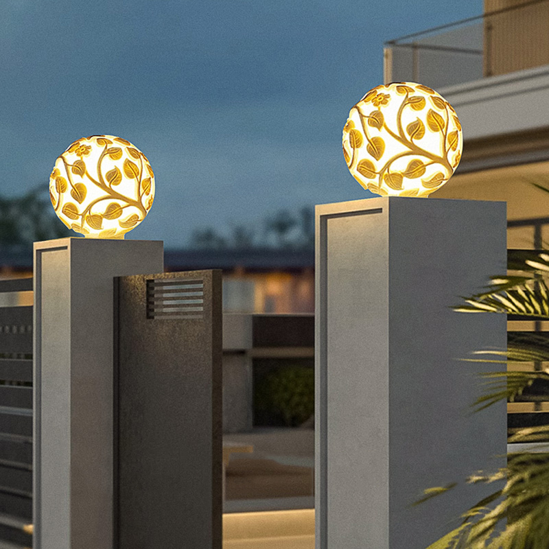 ไฟเสาภายนอกอาคาร ไฟเสา LED พลั - Outdoor Lighting And Decor บทวิจารณ์และราคา