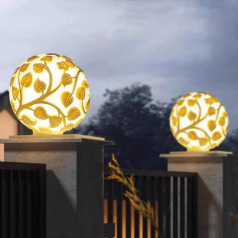 ไฟเสาภายนอกอาคาร ไฟเสา LED พลั - Outdoor Lighting And Decor บทวิจารณ์และราคา