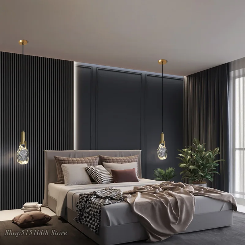 ใหม่คริสตัลไฟ Led จี้ Nordic ห - Outdoor Lighting Pendant บทวิจารณ์และราคา