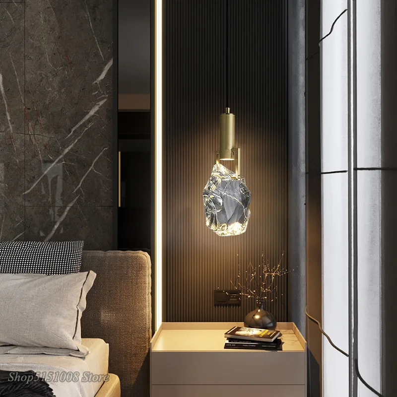 ใหม่คริสตัลไฟ Led จี้ Nordic ห - Outdoor Lighting Pendant บทวิจารณ์และราคา