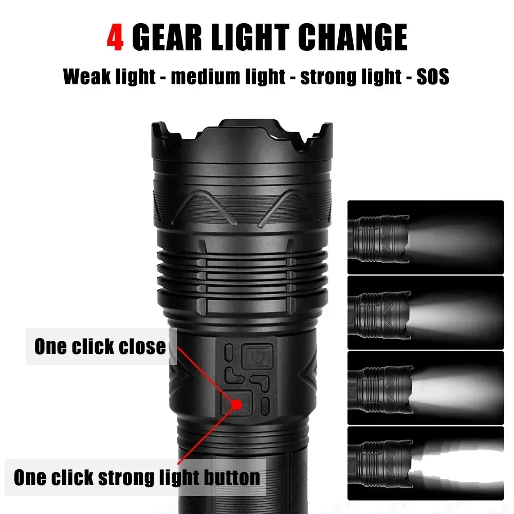 99000000LM ไฟฉาย LED สว่างเป็น - Outdoor Lighting Electric บทวิจารณ์และราคา