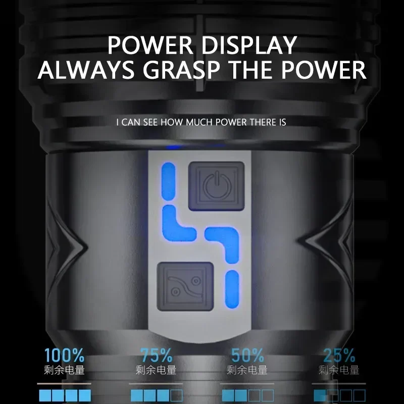 99000000LM ไฟฉาย LED สว่างเป็น - Outdoor Lighting Electric บทวิจารณ์และราคา