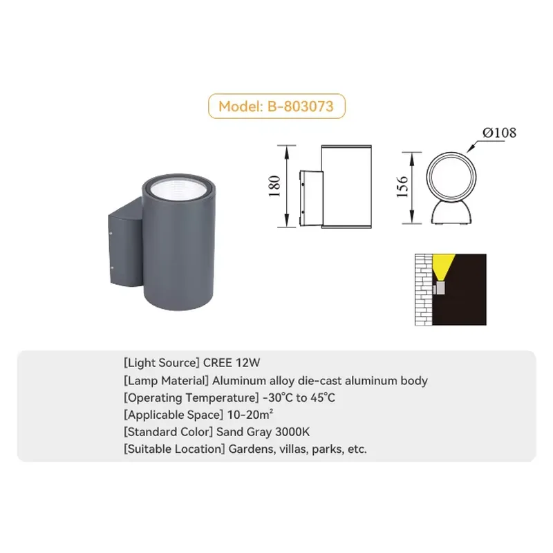 ไฟตกแต่งผนังภายนอกแบบกำหนดเอง  - Outdoor Lighting And Decor บทวิจารณ์และราคา