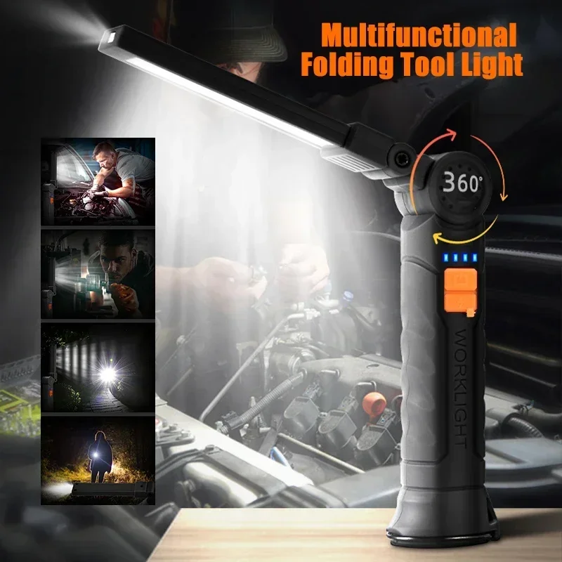 ไฟฉาย LED แบบชาร์จไฟได้พร้อมแม - Outdoor Lighting For Camping บทวิจารณ์และราคา