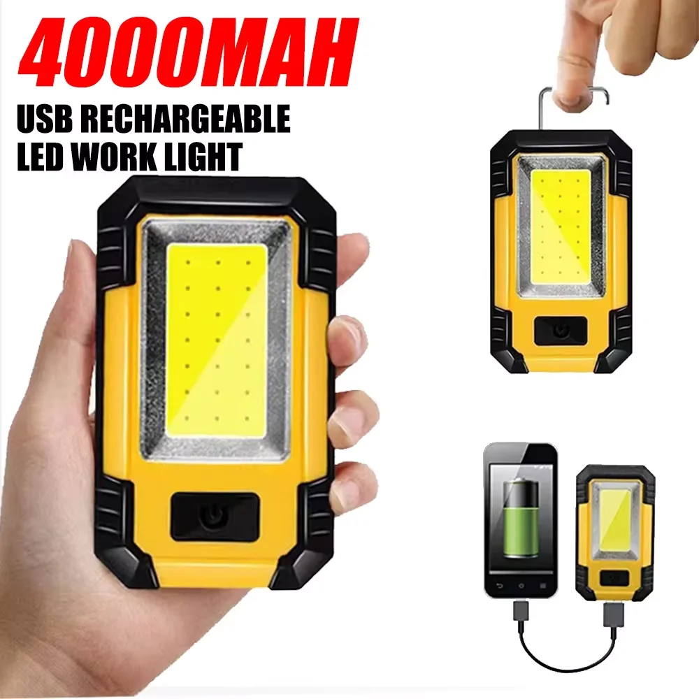 ไฟฉายชาร์จได้ 4000mAh แสงสว่าง - Outdoor Lighting Hooks บทวิจารณ์และราคา