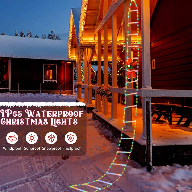 ไฟคริสต์มาส LED สายไฟตกแต่งบัน - Outdoor Lighting And Decor บทวิจารณ์และราคา