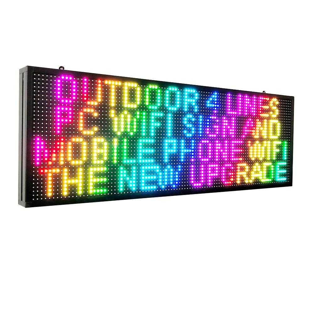 ป้ายโฆษณา LED ร้านค้า P5 สำหรั - Outdoor Lighting For Store บทวิจารณ์และราคา