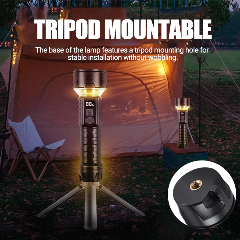 ไฟฉาย LED แบบ COB แบบชาร์จไฟได - Outdoor Lighting Beacon บทวิจารณ์และราคา