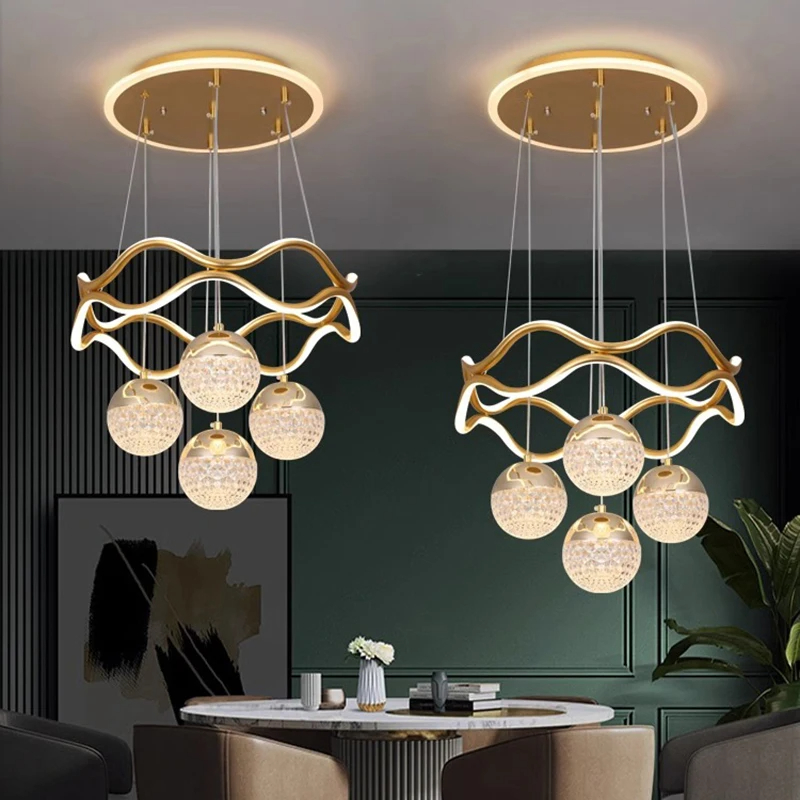 ที่ห้อยไฟ LED สีทอง/ดำแบบเส้นย - Outdoor Lighting Pendant บทวิจารณ์และราคา