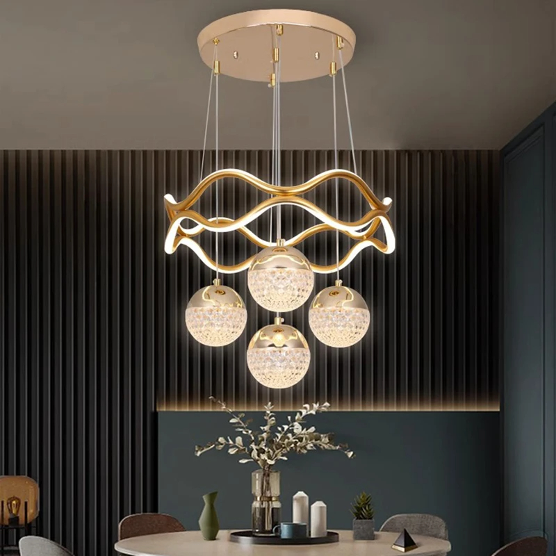 ที่ห้อยไฟ LED สีทอง/ดำแบบเส้นย - Outdoor Lighting Pendant บทวิจารณ์และราคา