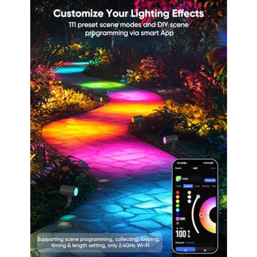 ไฟสปอตไลท์กลางแจ้ง 600lm, ชุดไ - Outdoor Lighting Kits Low Voltage บทวิจารณ์และราคา