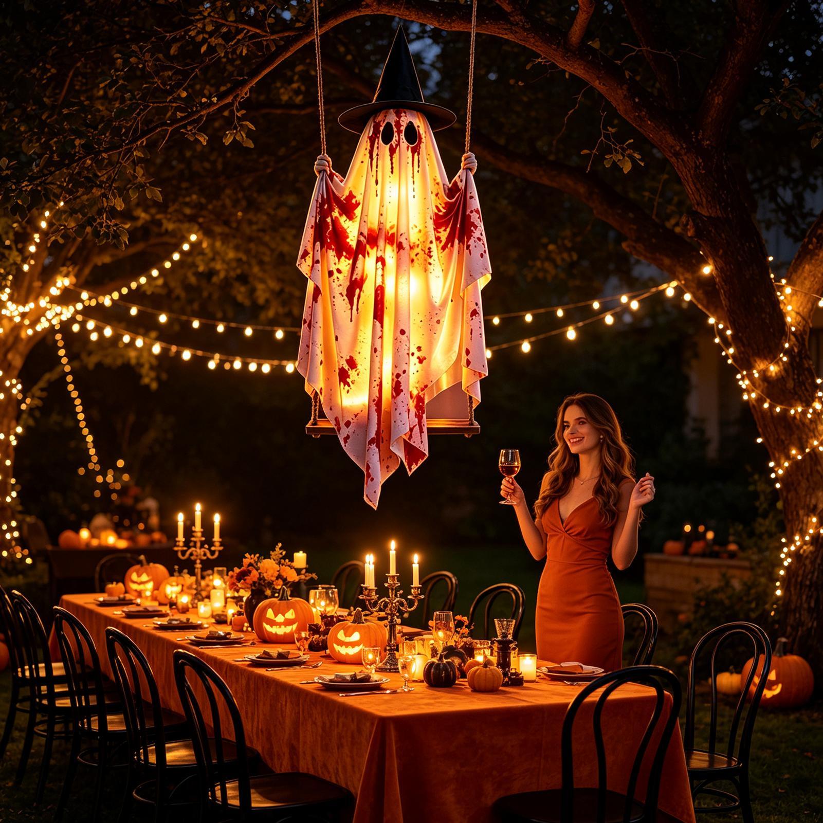 ของตกแต่งฮาโลวีนกลางแจ้ง, ผีแข - Outdoor Lighting Pendant บทวิจารณ์และราคา