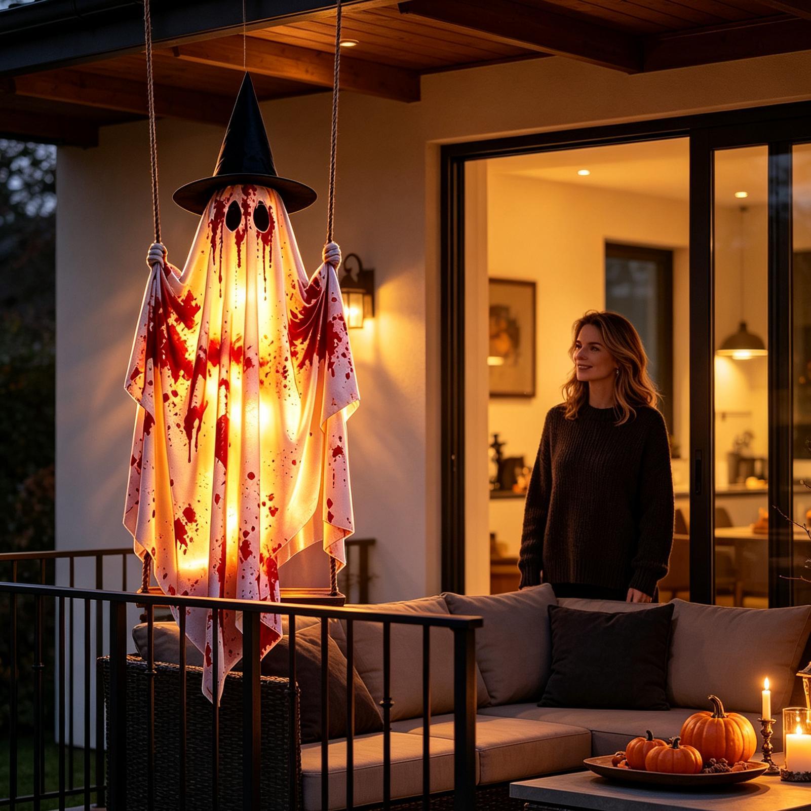 ของตกแต่งฮาโลวีนกลางแจ้ง, ผีแข - Outdoor Lighting Pendant บทวิจารณ์และราคา