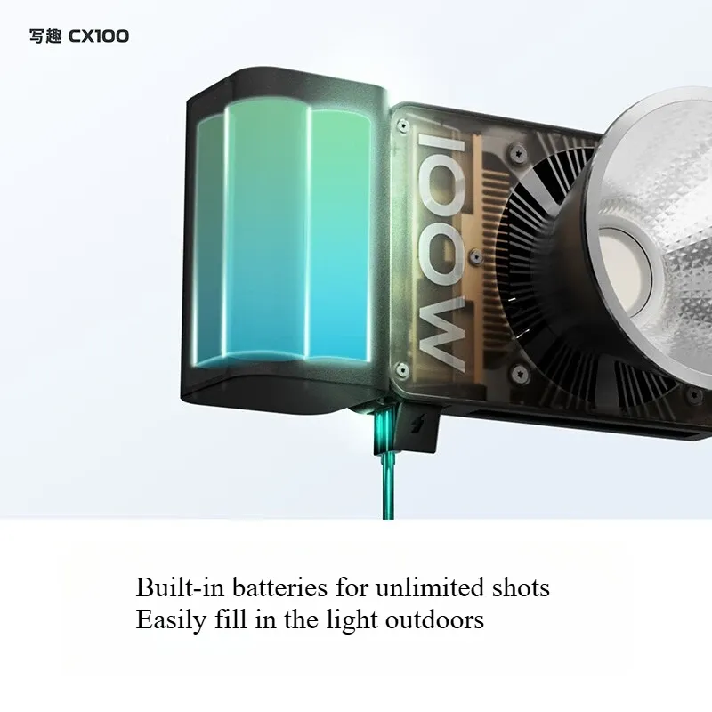 ไฟเติมแบบพกพา CINEPEER CX100 1 - Outdoor Lighting Video Shooting บทวิจารณ์และราคา