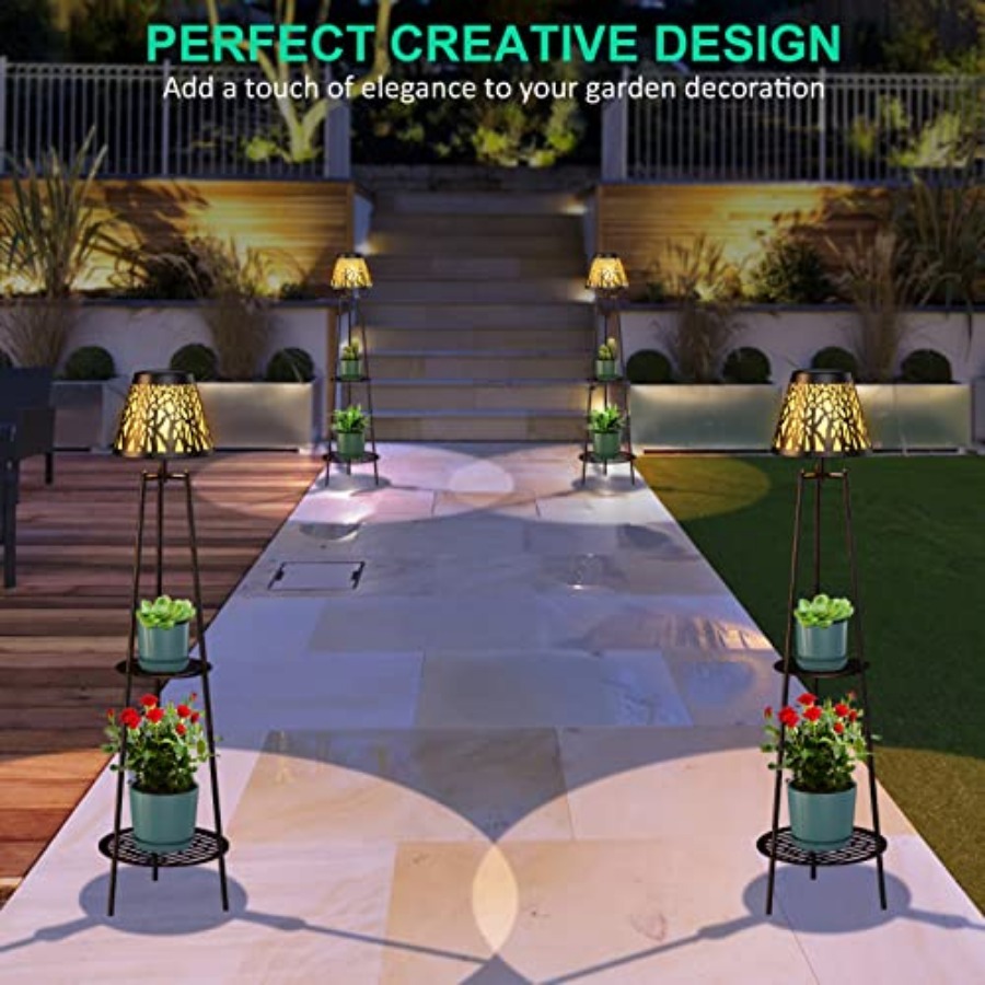 โคมไฟตั้งพื้นพลังงานแสงอาทิตย์ - Outdoor Lighting And Decor บทวิจารณ์และราคา