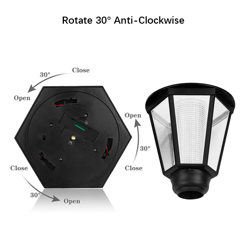 Retro โคมไฟติดผนังพลังงานแสงอา - Outdoor Lighting Front Yard บทวิจารณ์และราคา