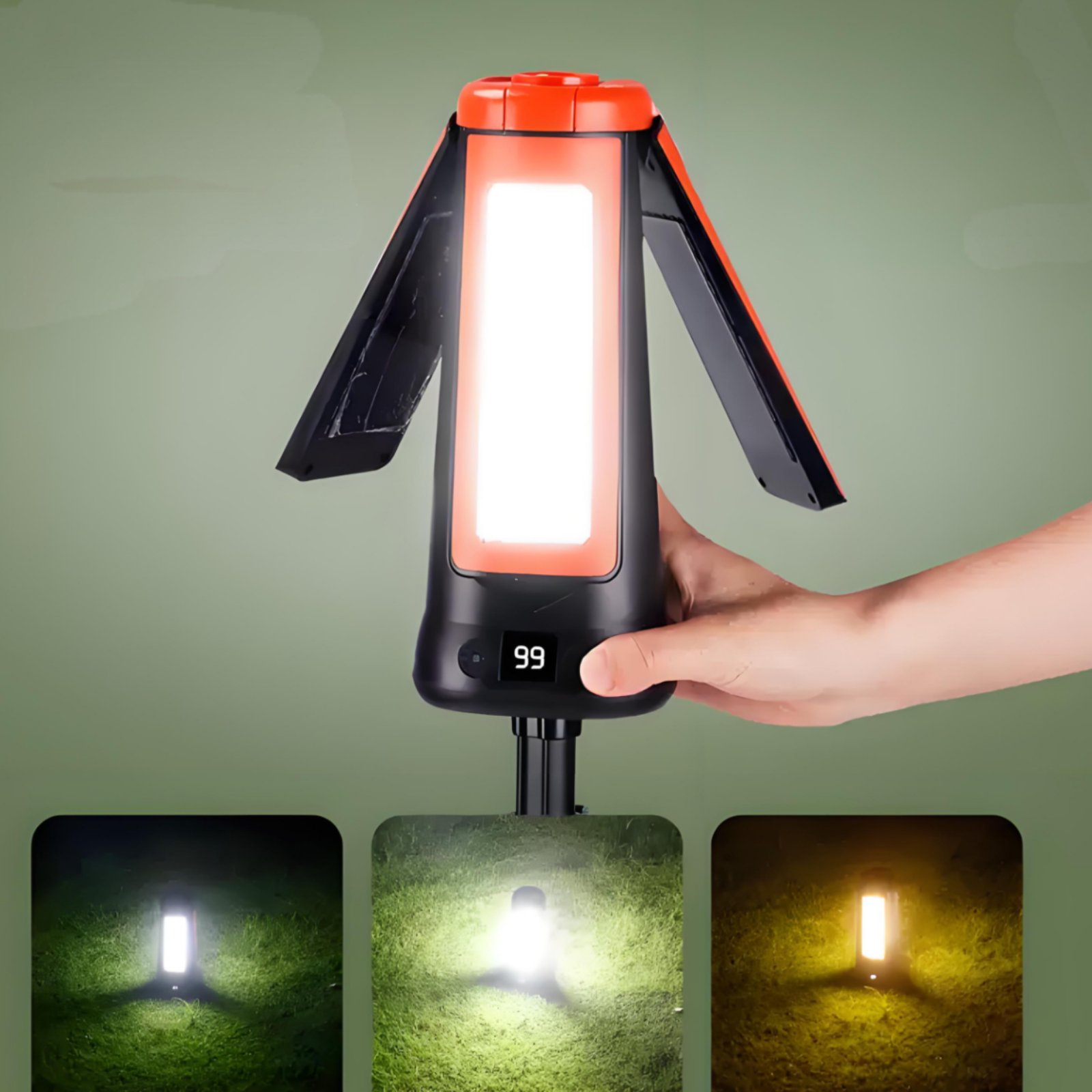 โคมไฟเต็นท์แบบยืดหดได้ ปรับควา - Outdoor Lighting For Camping บทวิจารณ์และราคา