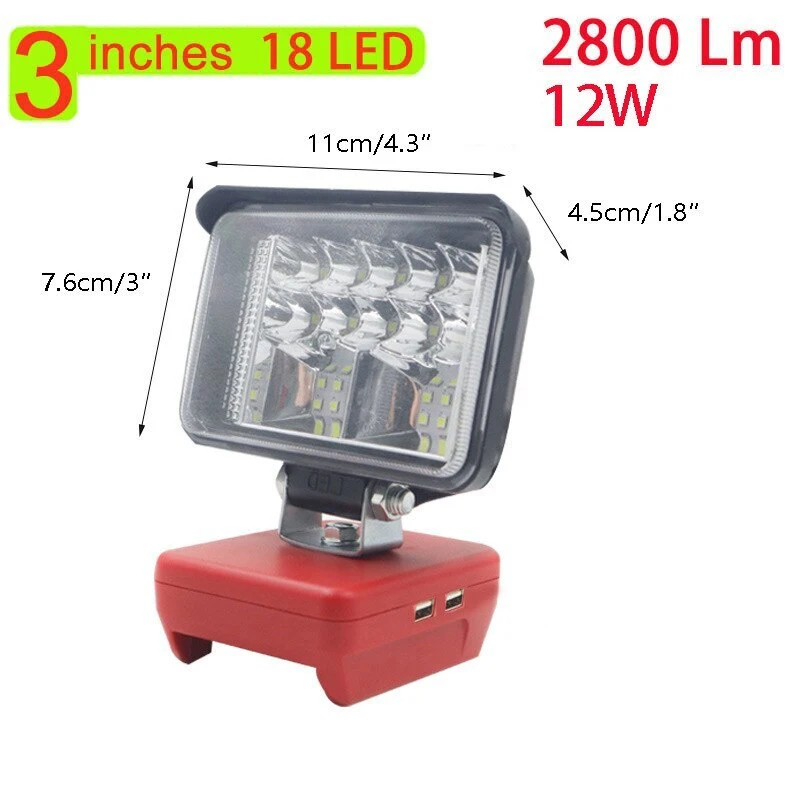ZWINCKY 12W ไฟ LED ทํางานสําหร - Outdoor Lighting Milwaukee บทวิจารณ์และราคา