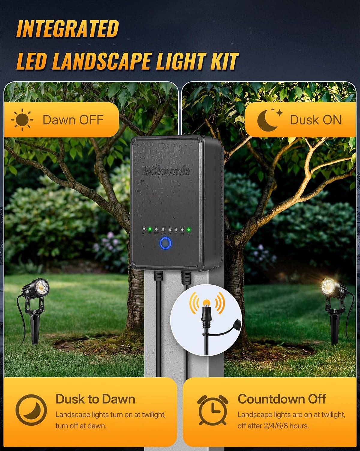 ชุดไฟส่องสว่างภูมิทัศน์ LED แบ - Outdoor Lighting Kits Low Voltage บทวิจารณ์และราคา
