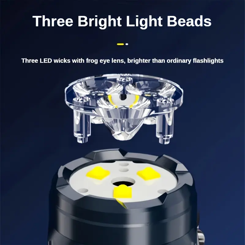 ไฟฉายมินิ 3LED พร้อมคลิปหนีบปา - Outdoor Lighting Electric บทวิจารณ์และราคา