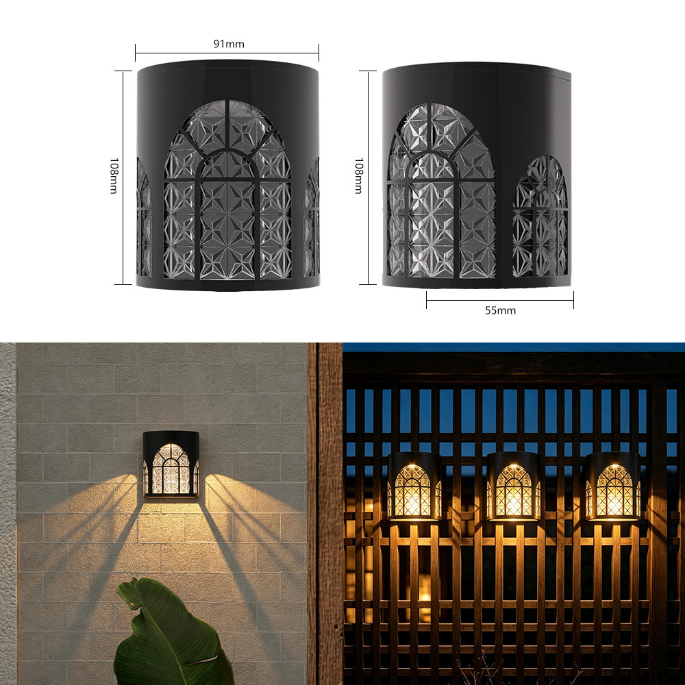 ไฟรั้วพลังงานแสงอาทิตย์สำหรับภ - Outdoor Lighting Front Yard บทวิจารณ์และราคา