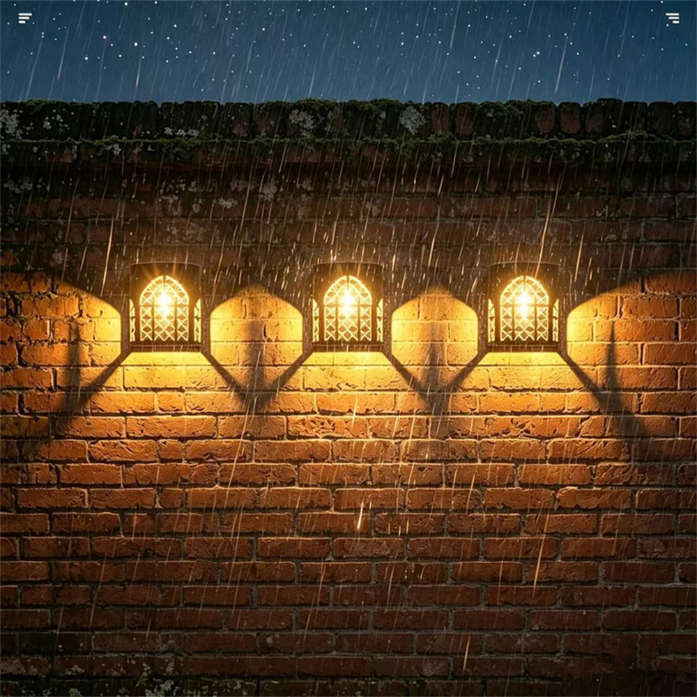 ไฟรั้วพลังงานแสงอาทิตย์สำหรับภ - Outdoor Lighting Front Yard บทวิจารณ์และราคา