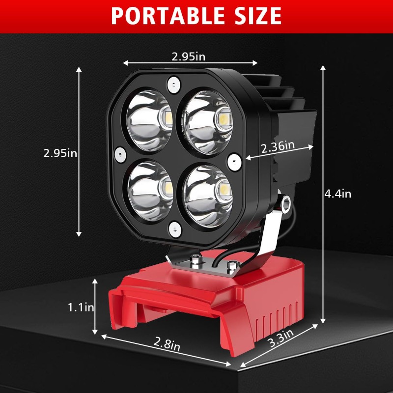 ไฟส่องสว่างแบบพกพาไร้สายสำหรับ - Outdoor Lighting Milwaukee บทวิจารณ์และราคา