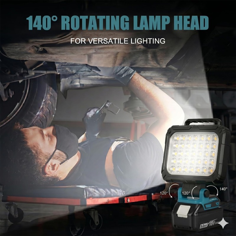 ไฟส่องสว่างไร้สายสำหรับงานก่อส - Outdoor Lighting Milwaukee บทวิจารณ์และราคา
