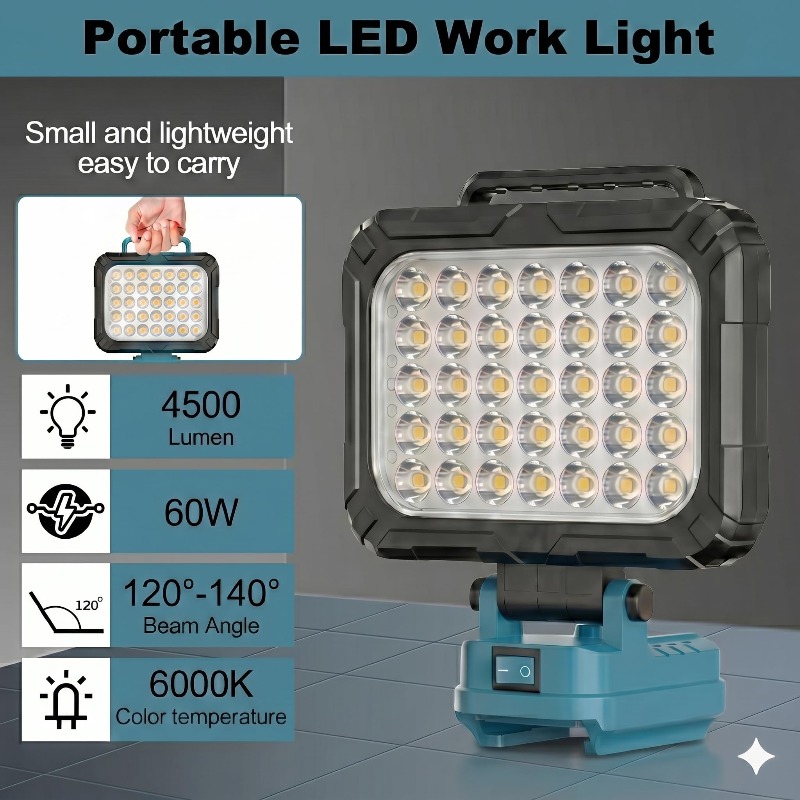ไฟส่องสว่างไร้สายสำหรับงานก่อส - Outdoor Lighting Milwaukee บทวิจารณ์และราคา