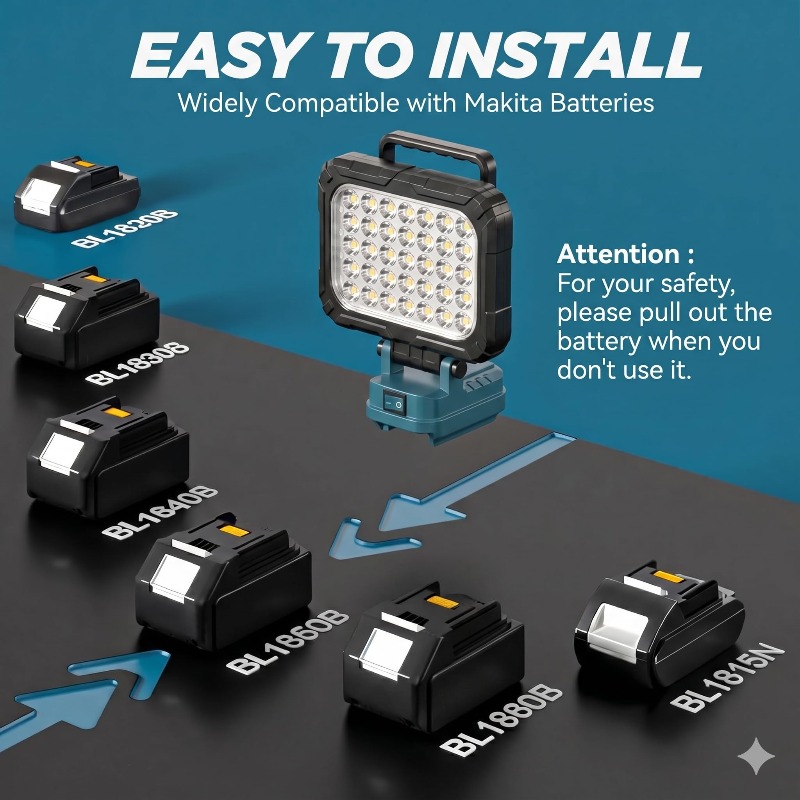 ไฟส่องสว่างไร้สายสำหรับงานก่อส - Outdoor Lighting Milwaukee บทวิจารณ์และราคา
