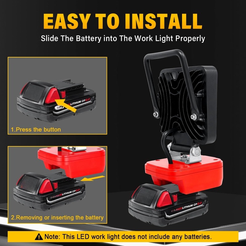 ไฟส่องสว่างแบบพกพาสำหรับสถานที - Outdoor Lighting Milwaukee บทวิจารณ์และราคา